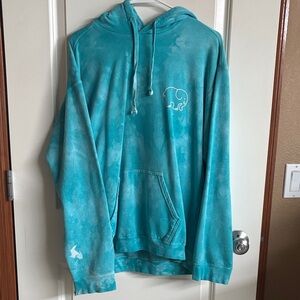 Ivory Ella Turquoise Elephant Sweatshirt